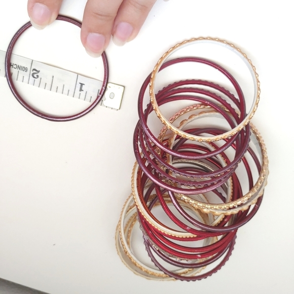 Child's multi color bracelet bangles lot #1 - Picture 3 of 3